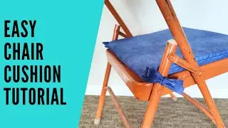 Sew Easy Chair Cushions at Home! Beginner Sewing Project