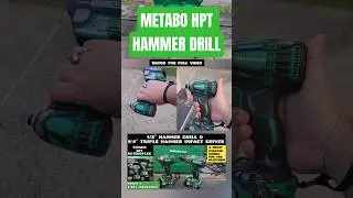 Metabo HPT Hammer Drill #DV18DBFL2Q4  Part of a Cordless Combo Kit @MetaboHPT #MetaboHPT #drill