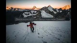 Zinalrothorn 4221 | exponierte Kletterei hoch &uuml;ber Zermatt (English subtitles)