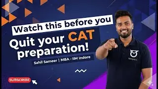 Feeling Demotivated & Planning to Quit CAT Preparation | This Video might change your life