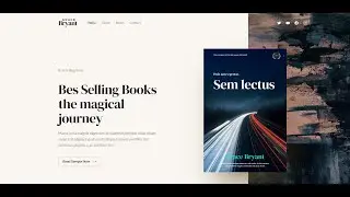 How to setup Bestselling Author free template for wordpress | template review 2021
