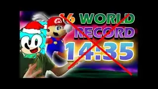 Mario 64 0 Star Speedrun World Record 00:00:18 ft.@Ale-x9h9b