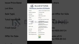 BlueStone Jewellery IPO #insurevestcapital | InsureVest Capital #ipo2025 #bluestone #ipo #investing