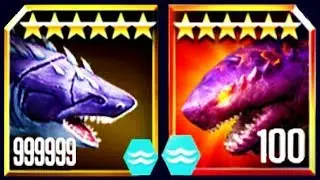 LEVEL 999,999 MEGALODON vs LVL 100 COLOSSUS 04 MEGALODON BOSS LIVE!!! (JURASSIC WORLD)