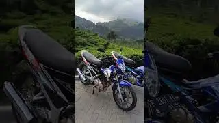 pesona satria cbu #satriaf150 #satriafu #suzukisatriafu #view #viewalam #puncakbogor #fypシ #fypage