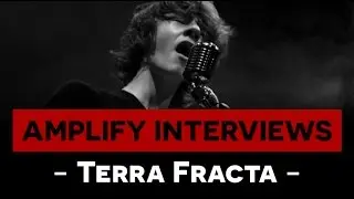Terra Fracta being interviewed at Amplify's Art Takes Over