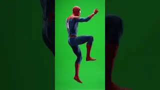 Spider-Man climbing ? 🤔💀Green Screen Effect #shorts #fyp #spiderman #mcu #parkour #vfx #greenscreen