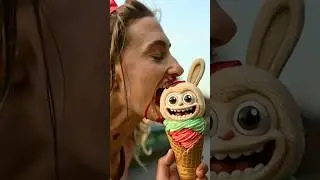3 Girls Try 3 Labubu Ice Creams in England 🇬🇧🍦 | Sweet Syrup & Cozy Vibes!