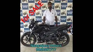 Brand new TVS APACHE RTR 160 in second hand used bike and scooter showroom cumbum theni Tamilnadu