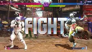 Street Fighter 6 Mods: Stormtrooper (Ken) vs Zenyatta (Dhalsim) CPUs