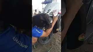 yamaha mio amore mini driving light installation(2)