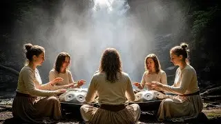 Deep Relaxation Before Sleep With Forest Birds Flowing Water And Soft Handpan Sounds
