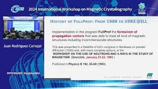 Introduction to FullProf Suite by Juan Rodriguez-Carvajal (26/12/2024)