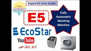 Ecostar E5 ERROR fully automatic washing Machine