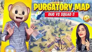 First Time Playing Purgatory Map 😎🤝🤣 || Duo vs Squad || @funwithsrbyt || #freefire #trending #srb