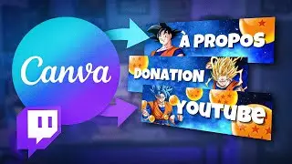 Cr&eacute;er des Panneaux de Cha&icirc;ne Twitch Gratuitement avec Canva
