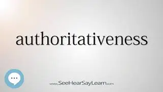 authoritativeness