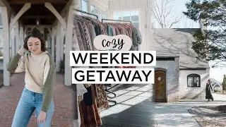 COZY WEEKEND GETAWAY | A Snowy Ski Day, Exploring Blowing Rock, Blueridge Mountain Parkway & More!