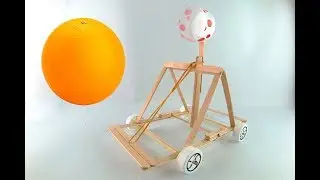 How to make mini Catapult from Popsicle Sticks