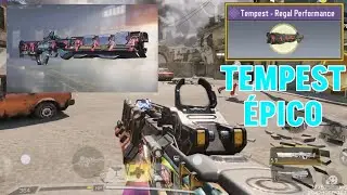 Skin &eacute;pica del Tempest Regal Performance - COD Mobile