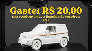 Imprimi um PORTA-COPOS pro Jimny por R$20 | Impressão 3D