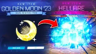 NEW 2023 GOLDEN MOON Crate Opening On Rocket League!