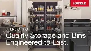 UTENSIO PRO. The Future of Kitchen Storage by H&auml;fele
