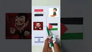 Drawing the flag of an Arab country 💪 😍 drawing the flag of Palestine || draw be next ?? #art #flag