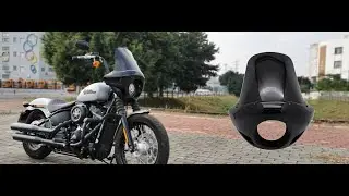 How to Used Touring Sport Headlight Fairing For Harley Dyna Sportster Softail 5.75