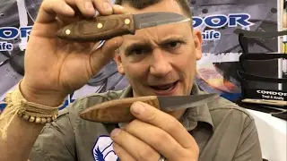 Small but POWERFUL Knives from Condor: Woodswise, Neo-Nesmuck, Canyon Carvers | Blade Show 2017