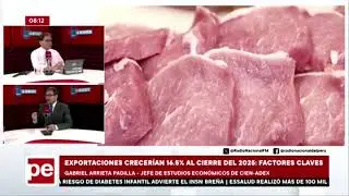 Exportaciones peruanas crecer&iacute;an 16.5% al cierre del 2025