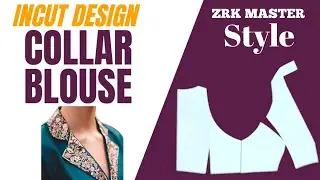Coat Collar InCut Design Blouse Ki Cutting|| Simple Technique