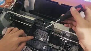 Tutorial Membongkar & Membersihkan Head Printer Epson L800