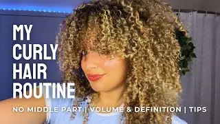 at last&hellip;my FULL CURLY HAIR ROUTINE!! volume & definition | tips & tricks