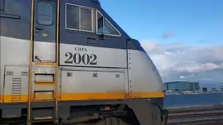 Still railfanning at santa clara! Ft. 7 car capitol corridor, ACE 49er train, and more!