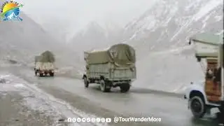 1980s | Vintage video | Khunjrab top | Trucks | Pak China | Border Crossing | Snow fall Season