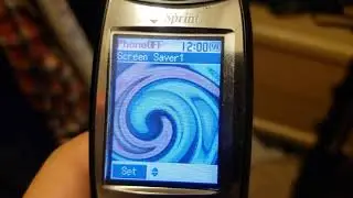 (Flashing Lights) Hitachi SH-P300 On/Off, Ringtones, Brief Tour