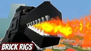 BRICK RIGS GODZILLA SURVIVAL CHALLENGE! | Multiplayer Brick Rigs Gameplay