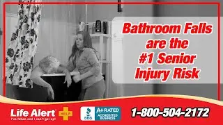 Bathroom Falls Are the #1 Senior Injury Risk | Medical Alert Protection Explained | 2016 Commercial