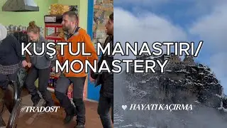 KUŞTUL MANASTIRI/MONASTERY.. İLK 750 YILINDA .. DAHA SONRA 3 KEZ YAPILDI..MA&Ccedil;KA..HAYATI KA&Ccedil;IRMA