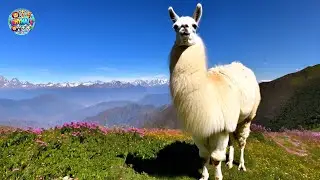 Llama in the Andes &ndash; Rhymals Original Animal Poem for Kids