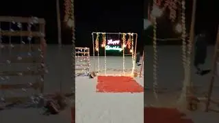 night 12 o clock ku surprise🎉🎁... #beach#decoration#pondicherry#happy#1mviews#💗💙