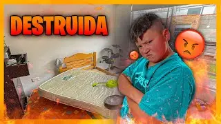 EL ABUSÓN DESTRUYE COMPLETAMENTE MI HABITACIÓN