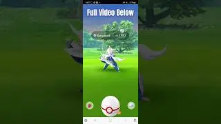 Shiny Hisuian Samurott (First Try) #pokemonshorts #pokemongo #youtubeshorts #shorts #pok&eacute;mongo