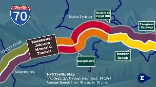 I-70 Mountain Corridor Weekend Traffic Update - September 26, 2025