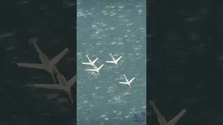 JAS 39 Gripen Conducts Precision Mission Over Aircraft Carrier