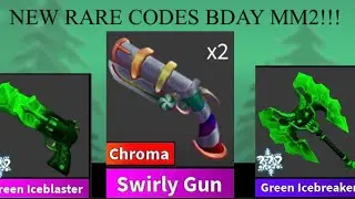 New rare codes !!! Bday Mm2 2022