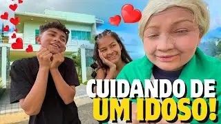 CUIDANDO DE UMA IDOSA POR  24HORAS!* será que vai aguentar?!(Felipe e Duda)