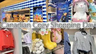 Canadian Cozy Shopping Day ✨ Bath & Body Works Disney, HomeSense Spring & Outfit Try-Ons