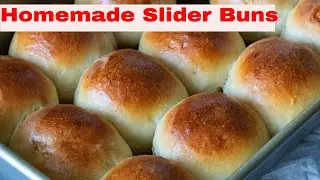 Slider Buns - Homemade Slider Buns from Scratch